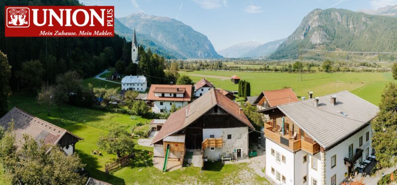 Ensemble der Ferienhauses in Oberdrauburg